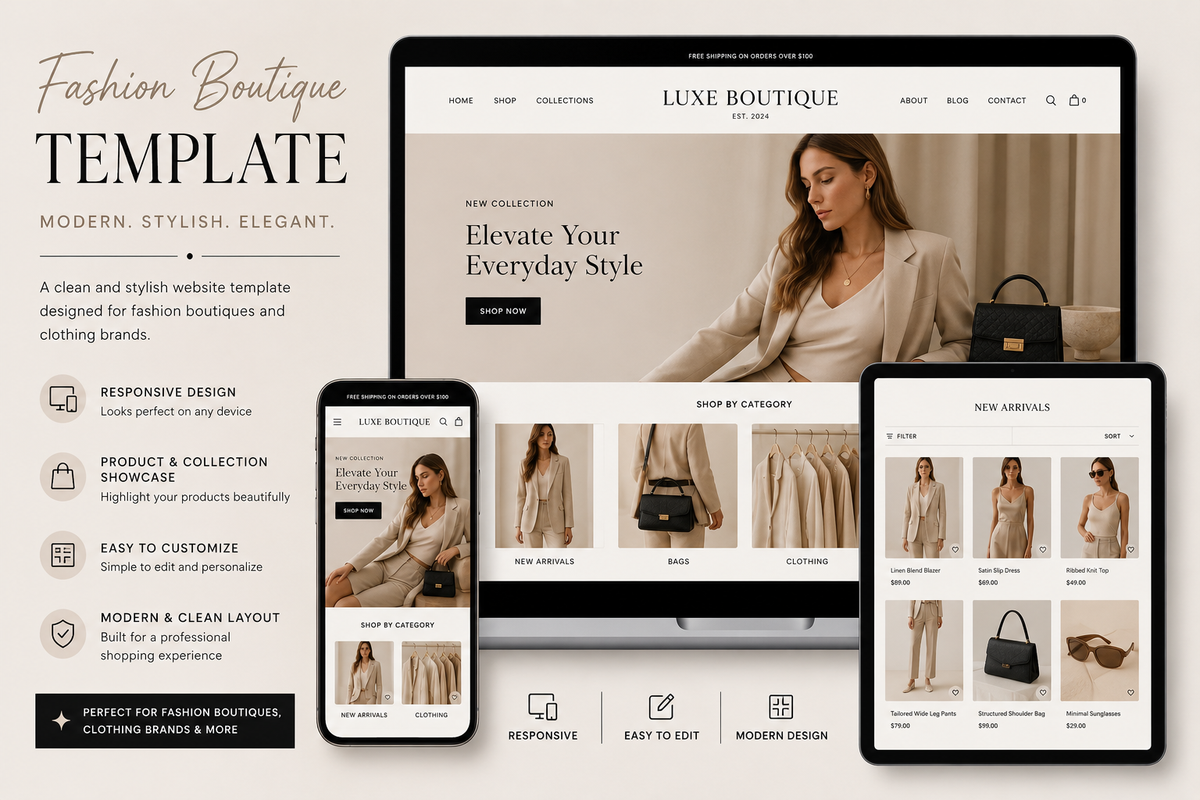 Fashion Boutique Template